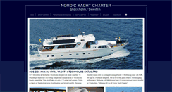 Desktop Screenshot of nordicyachtcharter.se